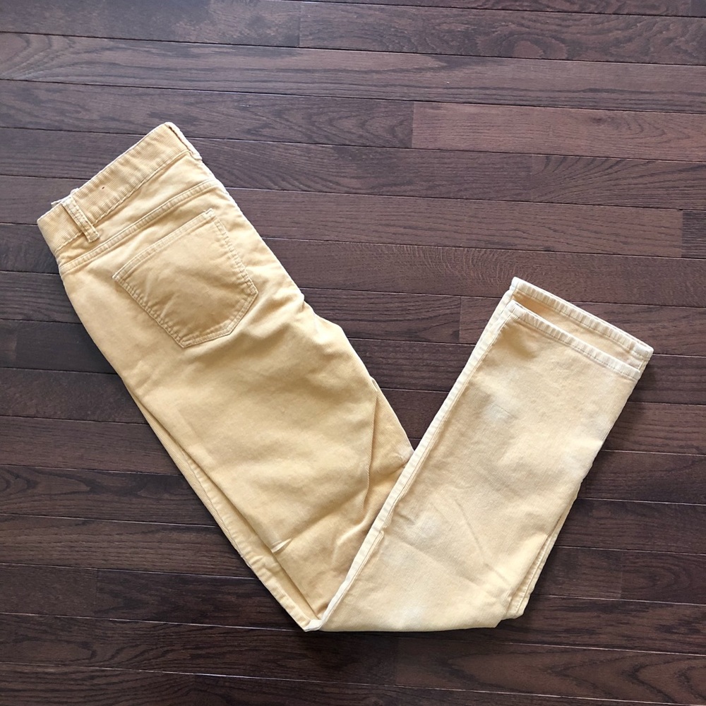 Talbots size 4 gold heritage fit straight cords